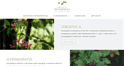 Desktop Screenshot of homeopatija-peternelj.si