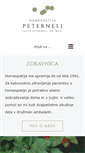Mobile Screenshot of homeopatija-peternelj.si