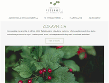 Tablet Screenshot of homeopatija-peternelj.si